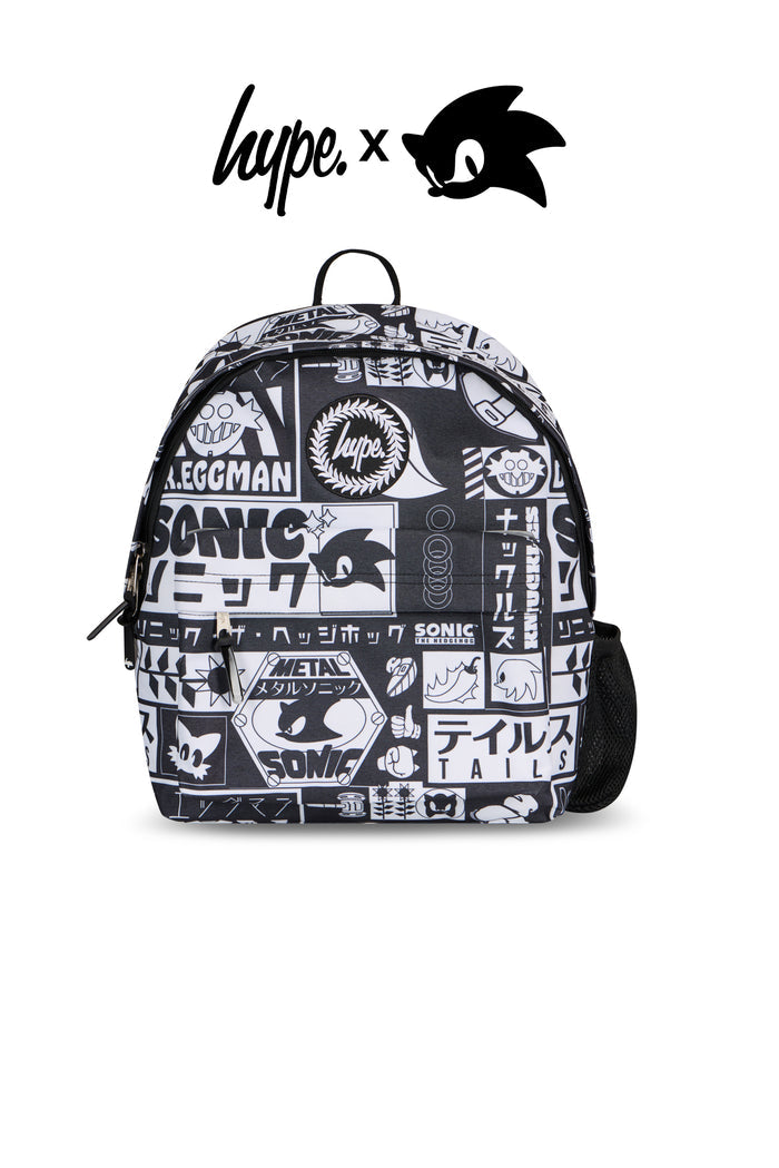 Hype x Sonic The Hedgehog™ Black Mono Sonic Backpack