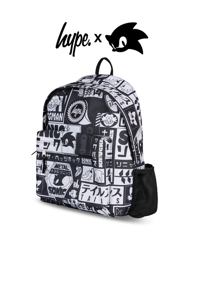 Hype x Sonic The Hedgehog™ Black Mono Sonic Backpack