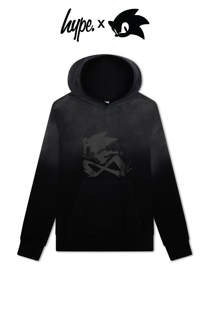 Hype x Sonic The Hedgehog™ Mens Black Sonic Doodle Hoodie