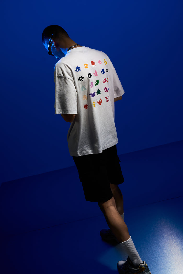 Hype x Sonic The Hedgehog™ Mens White Sonic Sketch T-Shirt