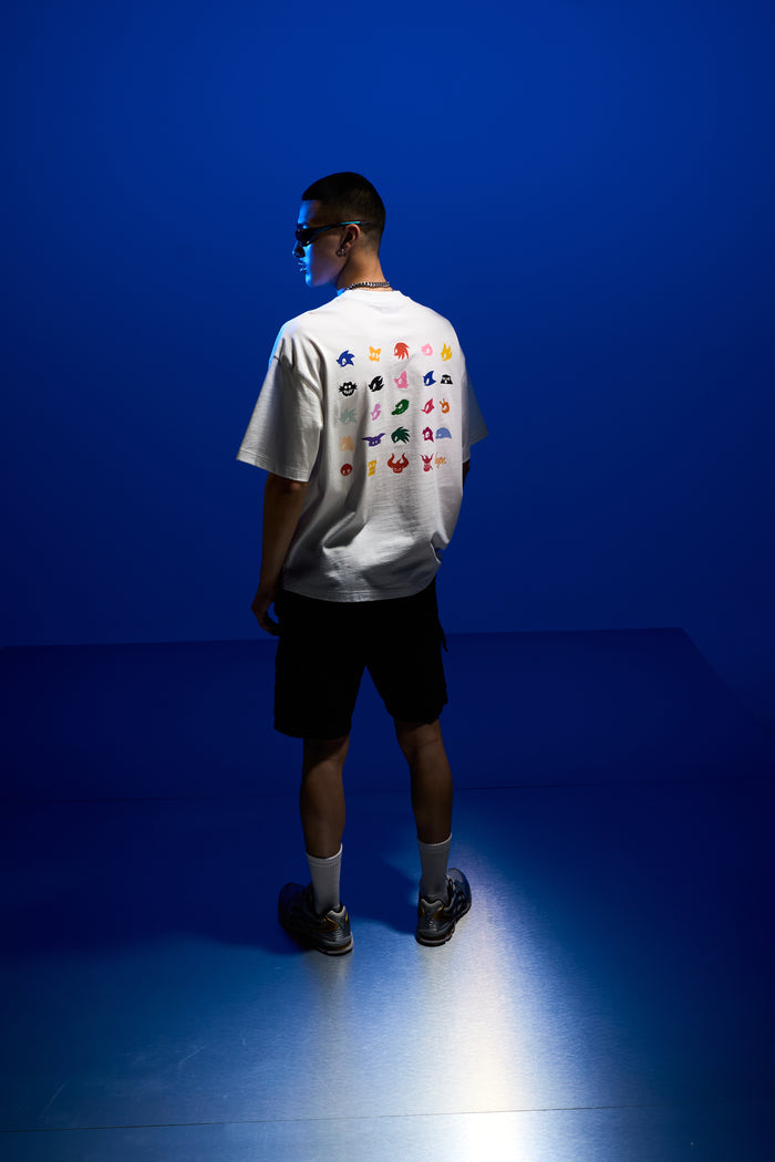 Hype x Sonic The Hedgehog™ Mens White Sonic Sketch T-Shirt