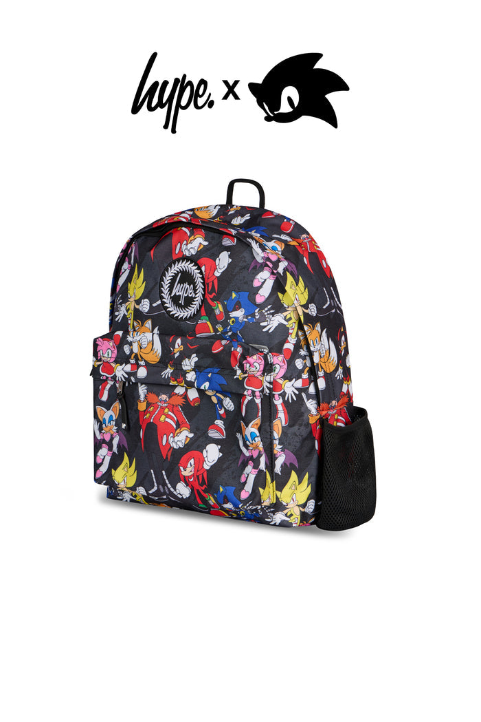 Hype x Sonic The Hedgehog™ Multi Sonic Group Backpack, Lunch Bag & Bottle Bundle