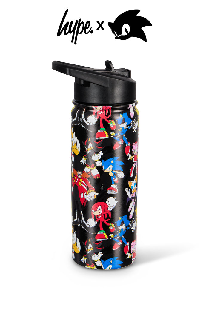 Hype x Sonic The Hedgehog™ Multi Sonic Group Water Bottle
