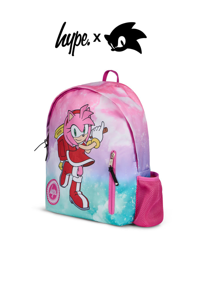 Hype x Sonic The Hedgehog™ Pink Have No Fear Backpack, Lunch Bag & Bottle Bundle