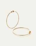 JENNY BIRD Waterproof Icon Hoops - Large Gold Hoops For Women