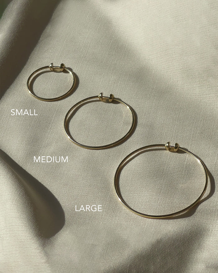 JENNY BIRD Waterproof Icon Hoops - Large Gold Hoops For Women