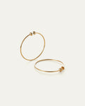 JENNY BIRD Icon Medium Waterproof Gold Hoop Earrings For Women