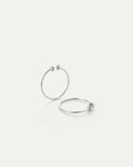 JENNY BIRD Icon Small Waterproof Silver Hoop Earrings For Women