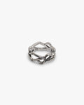 Initial Chain Ring - Silver