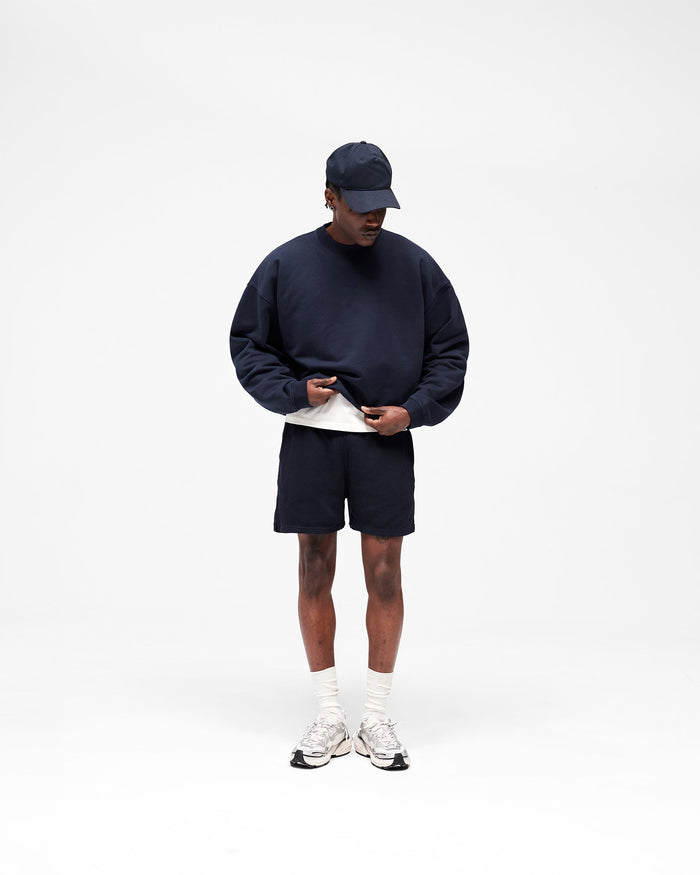 Initial Waffle Shorts - Midnight Navy