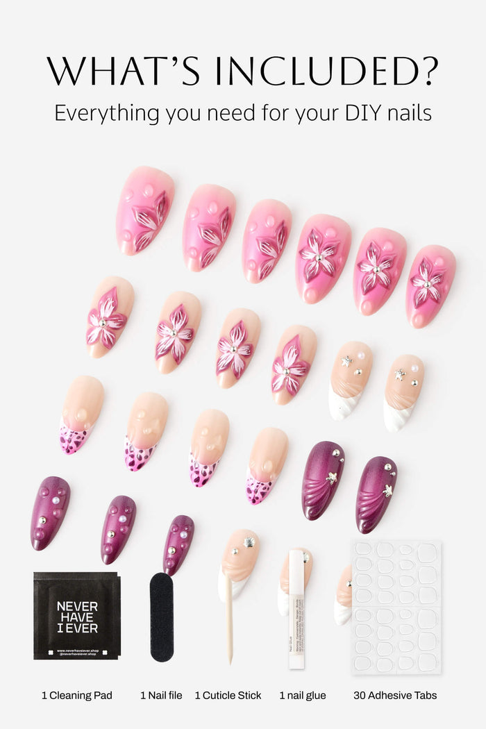 ISLAND GIRL - ALMOND PRESS-ON NAILS