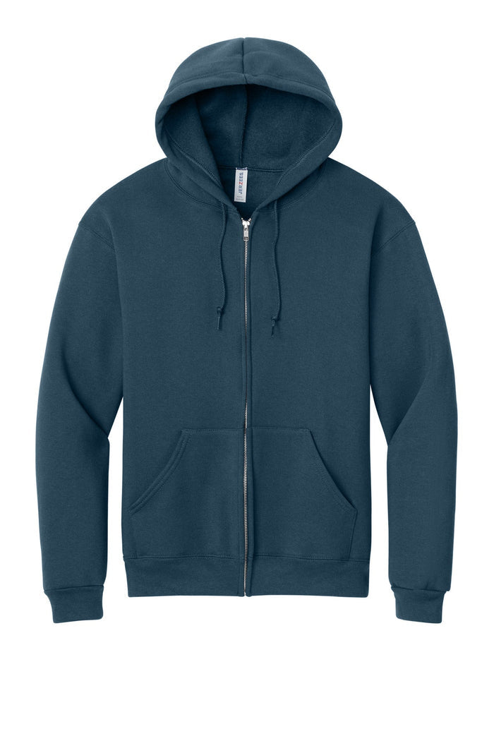 Jerzees Z12M Rugged Unisex Full-Zip Hooded Sweatshirt