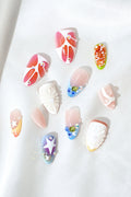 KATSEYE | HOOTIE FRUTTI – SHORT STILETTO PRESS-ON NAILS