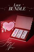 Kewpie x ONCH Love Bundle press-on nail gift box with Valentine designs. Features Rose O'Neill quote.