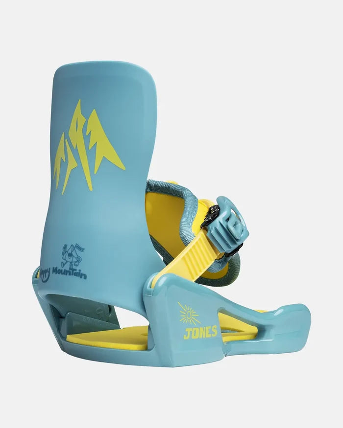 Kids Happy Mountain Snowboard Binding | Jones Kids Happy Mountain Snowboard Binding Jones Snowboards High Performance 7630949111678 J.26.BNU.KIO.BU.XXS.1