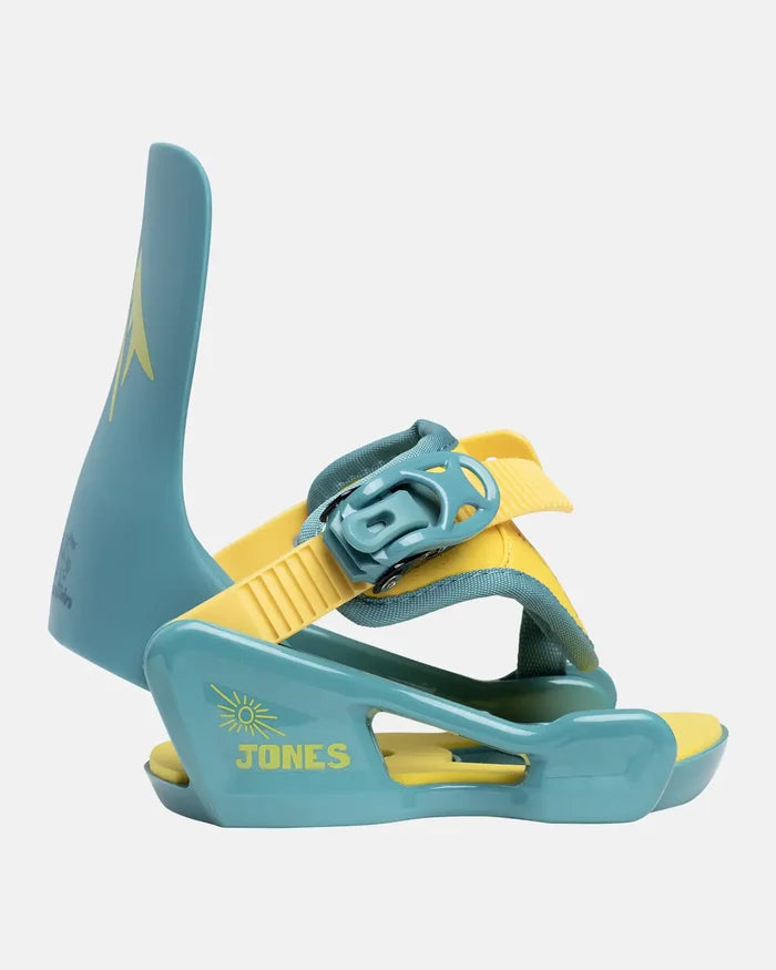 Kids Happy Mountain Snowboard Binding | Jones Kids Happy Mountain Snowboard Binding Jones Snowboards High Performance 7630949111678 J.26.BNU.KIO.BU.XXS.1