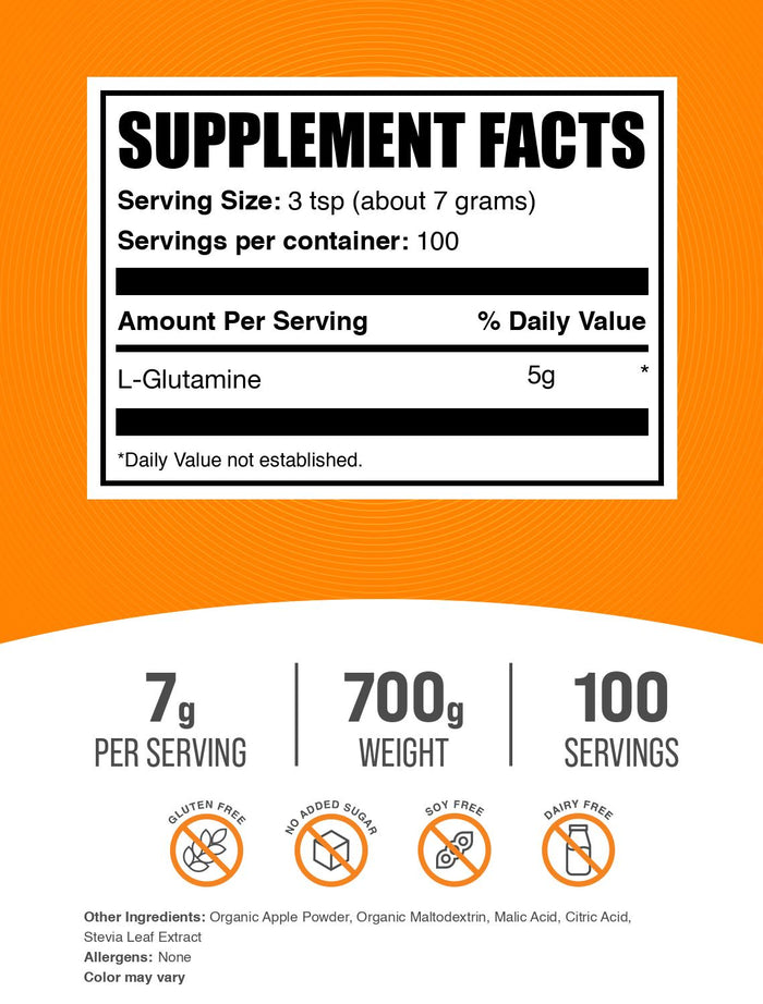 L-Glutamine Powder - Sour Apple