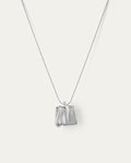 JENNY BIRD Large Sundra Pendant Necklace Silver Pendant Necklace For Women