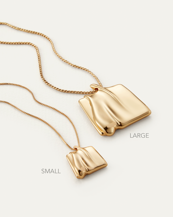 JENNY BIRD Large Sundra Pendant Necklace Gold Pendant Necklace For Women