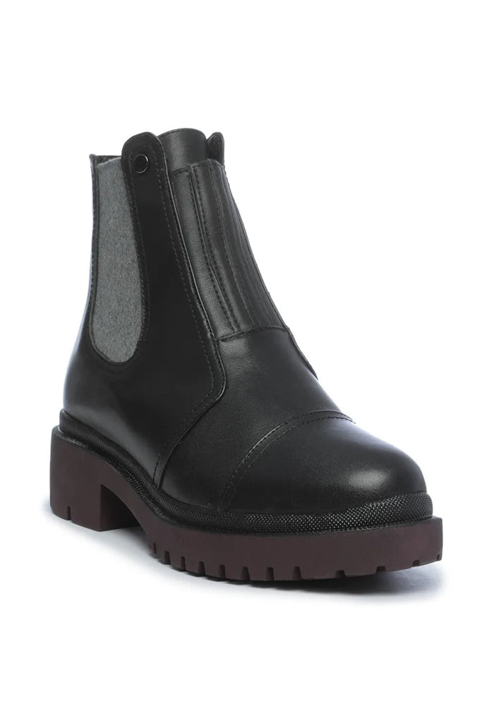 A pair of stylish ankle boots crafted from high-quality leather, perfect for those looking for designer shoes.