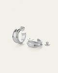 JENNY BIRD Lennon Hoop Earrings Silver Hoop Earrings For Women