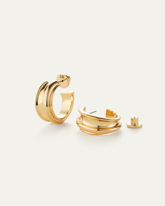 JENNY BIRD Lennon Hoop Earrings Gold Hoop Earrings For Women