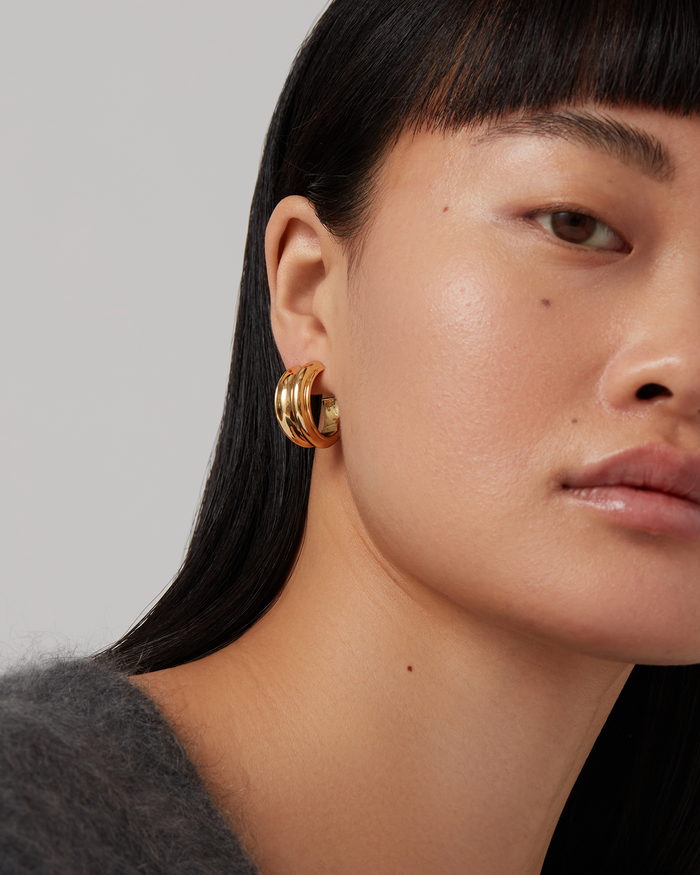 JENNY BIRD Lennon Hoop Earrings Gold Hoop Earrings For Women