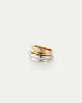 JENNY BIRD Waterproof Lennon Ring Set Two Tone Ring For Women