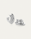 JENNY BIRD Leona Hoop Earrings Silver Hoop Earrings For Women