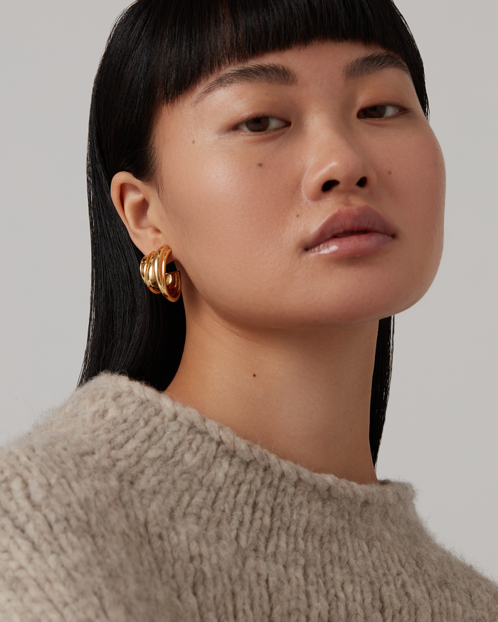 JENNY BIRD Leona Hoop Earrings Gold Hoop Earrings For Women