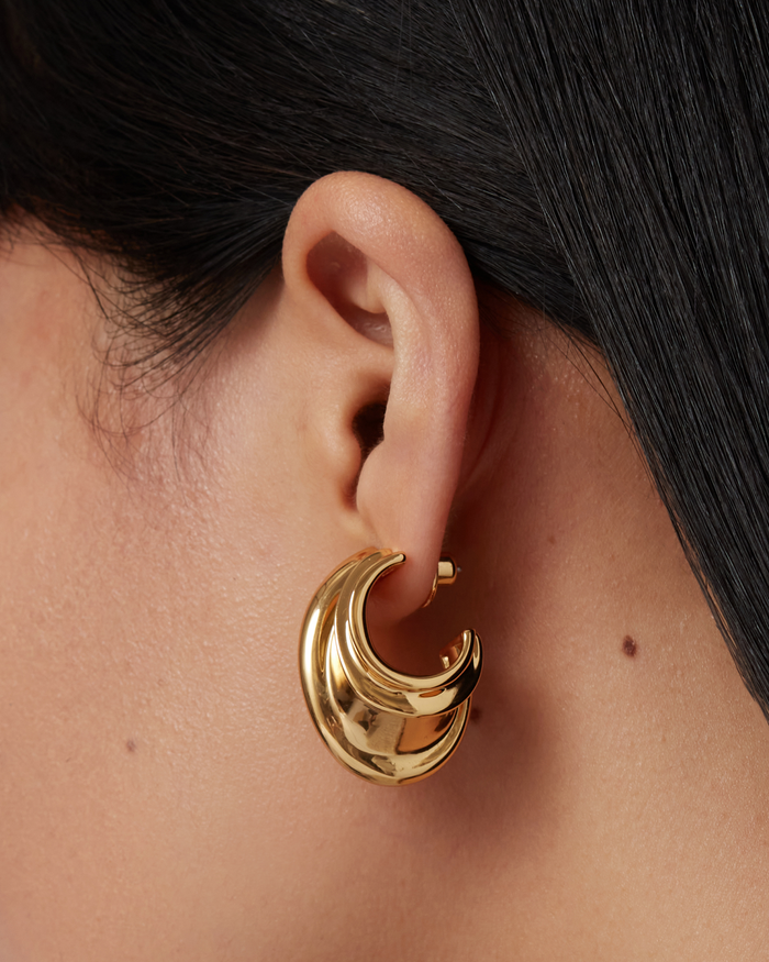 JENNY BIRD Leona Hoop Earrings Gold Hoop Earrings For Women