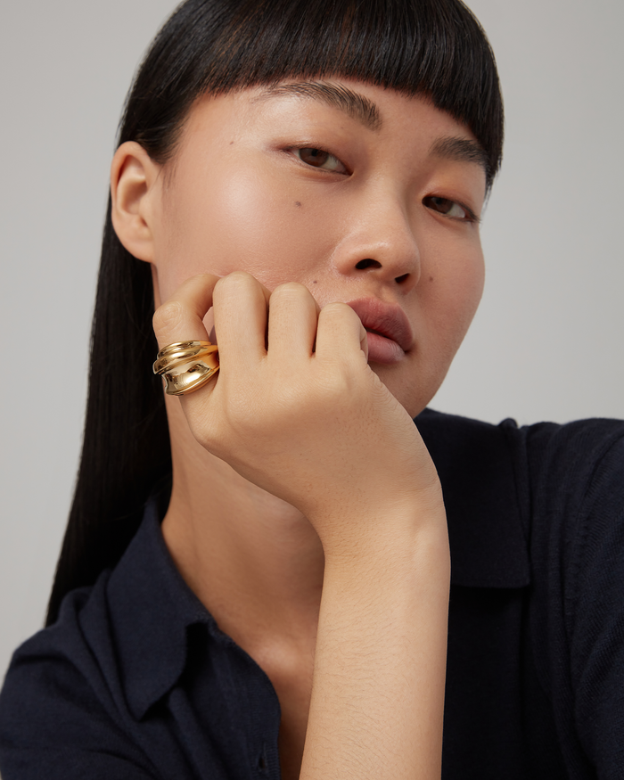 JENNY BIRD Waterproof Leona Ring Gold Ring For Women