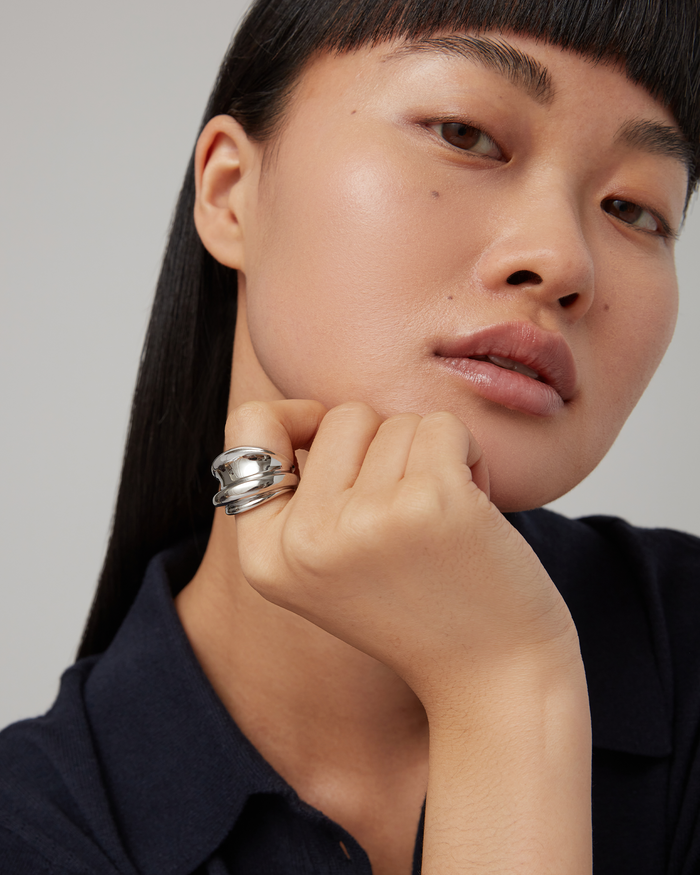 JENNY BIRD Waterproof Leona Ring Silver Ring For Women