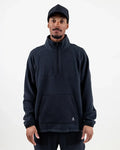 Lodge Half Zip Recycled Fleece Pullover | Jones Lodge Half Zip Recycled Fleece Pullover Jones Snowboards High Performance 7630949149978 J.26.FEM.FHZ.BK.1XS.1