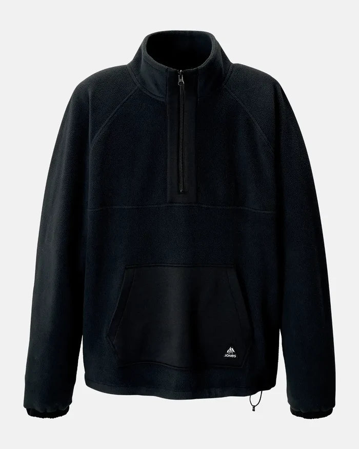 Lodge Half Zip Recycled Fleece Pullover | Jones Lodge Half Zip Recycled Fleece Pullover Jones Snowboards High Performance