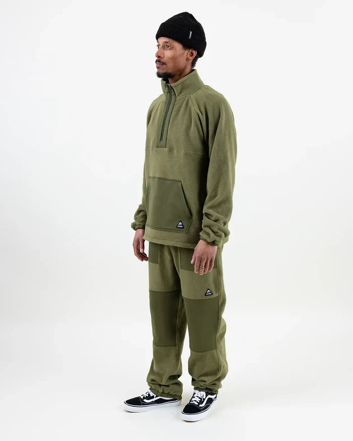 Lodge Half Zip Recycled Fleece Pullover | Jones Lodge Half Zip Recycled Fleece Pullover Jones Snowboards High Performance