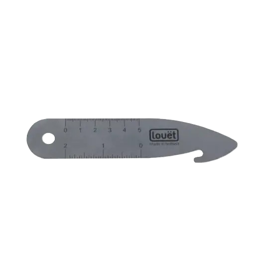 stainless reed hook with ruler
