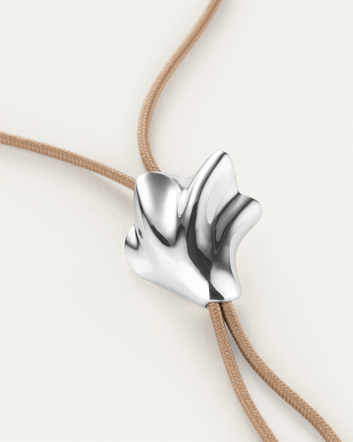 JENNY BIRD Lydia Bolo Tie Silver Bolo Tie For Women