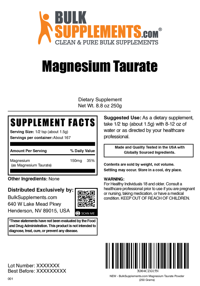MAGTAU250G label