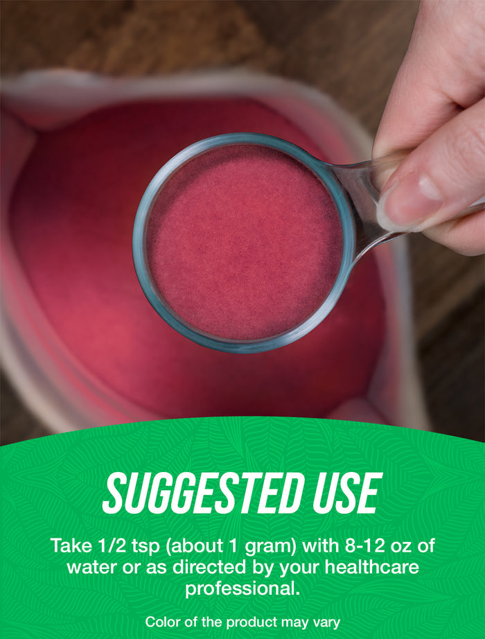 Maqui berry powder suggested use image