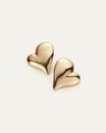 JENNY BIRD Mega Art Heart Button Earrings Gold Button Earrings For Women