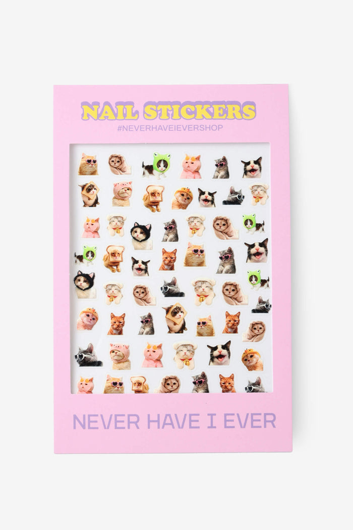 Meme Cat - Nail Stickers
