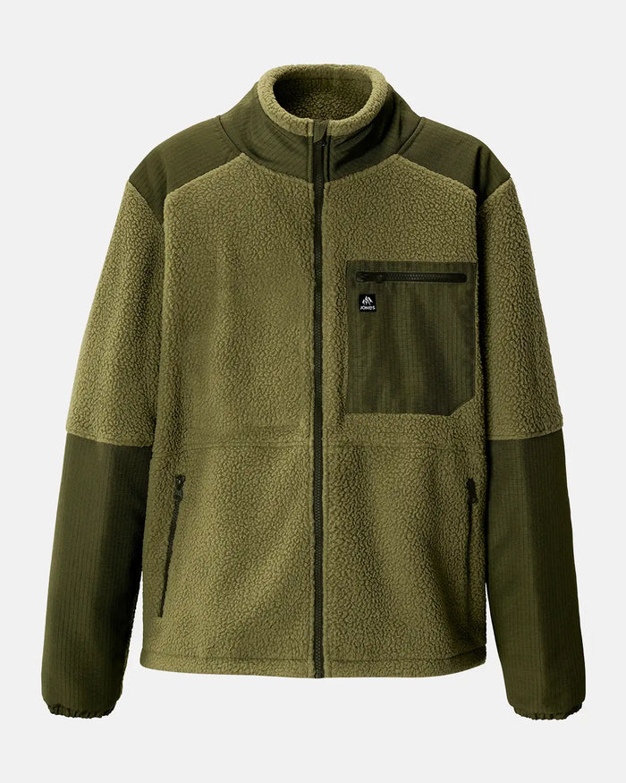 Men’s Base Camp Recycled Fleece Jacket | Jones Men’s Base Camp Recycled Fleece Jacket Jones Snowboards High Performance
