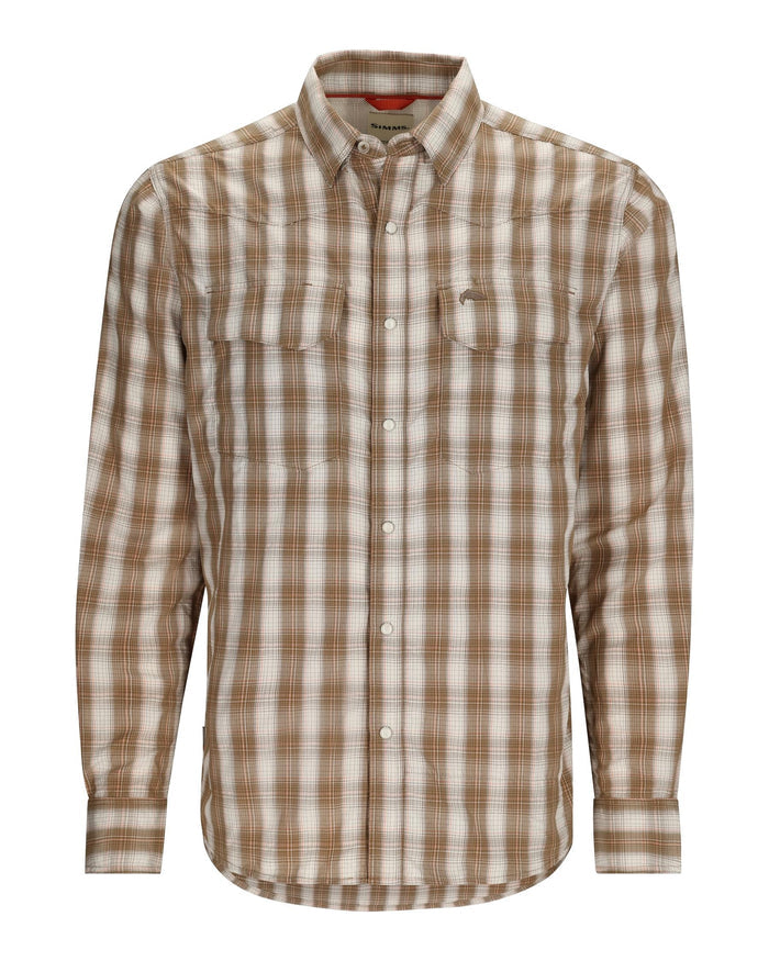 10661-1212-Big-Sky-LS-Shirt-Mannequin-S24-Front Driftwood Plaid