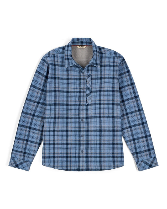 14049-1362-Ms-Coldweather-Shacket-Pinboard-F25-Front Schooner Plaid: Albacore