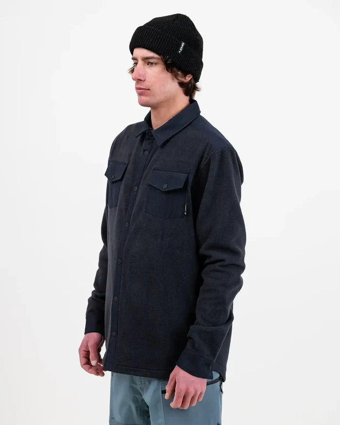 Men’s December Recycled Fleece Shirt | Jones Men’s December Recycled Fleece Shirt Jones Snowboards High Performance