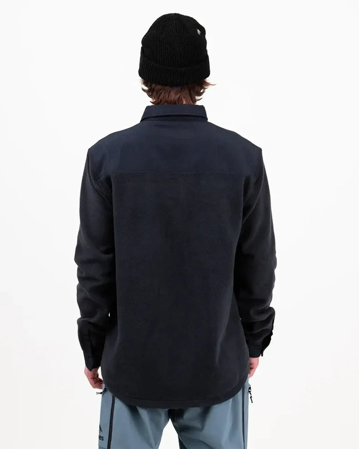 Men’s December Recycled Fleece Shirt | Jones Men’s December Recycled Fleece Shirt Jones Snowboards High Performance