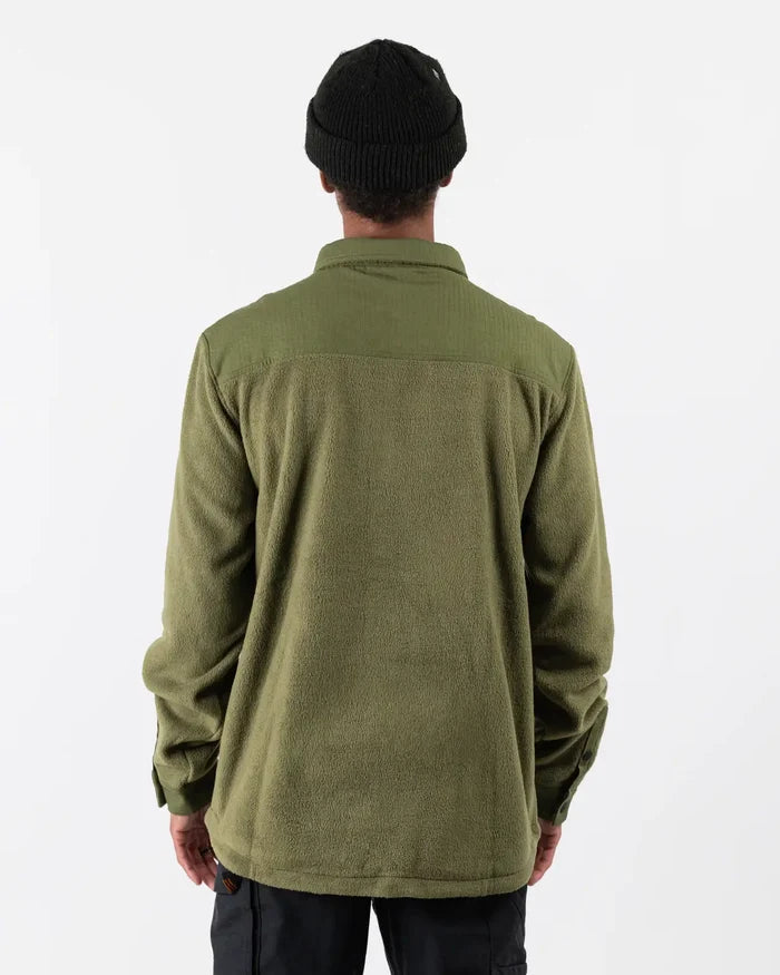 Men’s December Recycled Fleece Shirt | Jones Men’s December Recycled Fleece Shirt Jones Snowboards High Performance