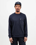 Men’s Flagship Recycled Grid Fleece Crew | Jones Men’s Flagship Recycled Grid Fleece Crew Jones Snowboards High Performance 7630949120724 J.26.FEM.FLZ.BK.2S.1