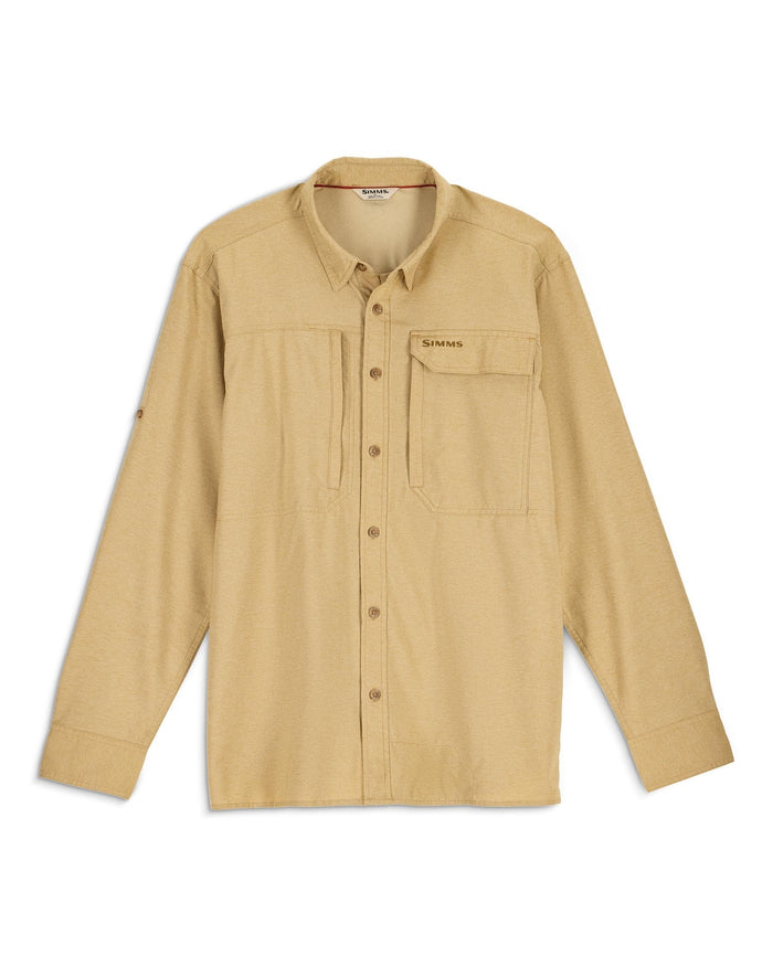M's Guide Bugstopper LS Shirt Pinboard Front Bistre Heather